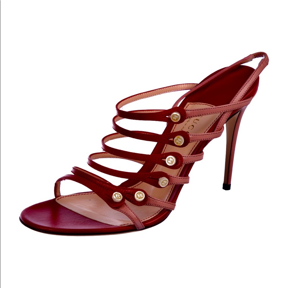 ❤️SOLD❤️Gucci leather high-heel sandals